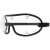 black frame / clear 
